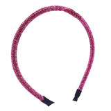 Bling Stone Accented Crystal Studded Shimmer Headband