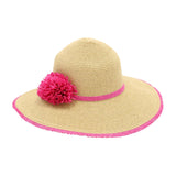 Braided C.C Hat with Paper Flower