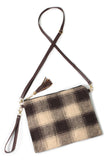 Buffalo Check Pattern Crossbody Bag