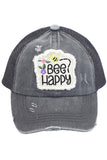 C.C BEE HAPPY PATCH KID PONY CAP