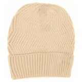C.C Chevron Knitted Beanie With Cuff C.C Hat