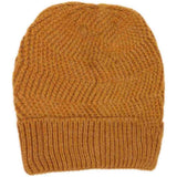 C.C Chevron Knitted Beanie With Cuff C.C Hat