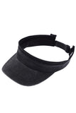 C.C Convertible Denim Army Zipper Cap Sun Visor