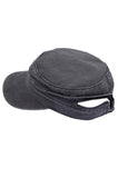 C.C Convertible Denim Army Zipper Cap Sun Visor