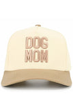C.C DOG MOM Embroidered Two Tone Trucker Cap