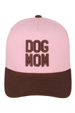 C.C DOG MOM Embroidered Two Tone Trucker Cap