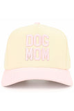 C.C DOG MOM Embroidered Two Tone Trucker Cap