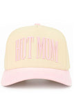 C.C HOT MOM Letter embroidered Trucker Hat