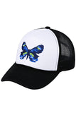 C.C Kids Hand Painted Abstract Butterfly Cap