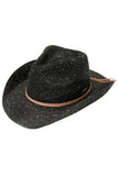 C.C Kids Suede String Band Sequin Cowboy Hat