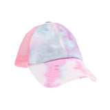 C.C Kids Tie Dye Criss-cross Pony Cap