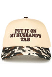 C.C Women's Put IT ON MY Husband'S Tab Letter Trucker Hat