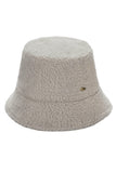 C.C Solid Short Hair Faux Fur Winter Bucket Hat