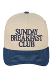 C.C SUNDAY BREAKFAST CLUB Embroidered Trucker Cap