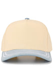 C.C Two Tone with Retro Stripe Cotton Trucker Cap
