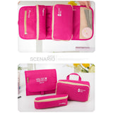 Outdoor Travel Toiletry Bags,Waterproof 3-in-1 Foldable Wash Bag, Makeup Hook Storage Bag, Toiletry Bag organizer,