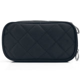 Nylon Cosmetic Bag, Waterproof Geometric Rhombus Cosmetic Wash Bag, makeup bag with compartments for College Dorm Camp Gym