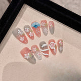 1023- Handmade press on nails fake nails removable