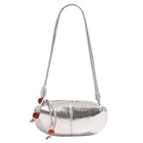 Small crossbody bag for women, metallic purse, armpit bag for women, fashion commuter shoulder crossbody bag