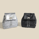 Mini chain backpack, bag women's summer fashion backpack, student backpack purse