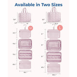 Travel toilet bag, with jewelry storage bag, hanging toilet bag, fluffy cosmetic bag, storage bag travel bag, makeup bag with compartments,