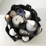 Mesh bath bag, mesh pocket tote swimming wash bag, men's bath towel bath bag, large storage bag