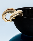 Camila Chunky Open Hoop Earrings Gold