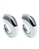 Camila Chunky Open Hoop Earrings Gold