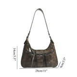 shoulder shoulder  bag, women's retro women's bag shoulder hobo bag, Crossbody shoulder bag, fashion crescent bag