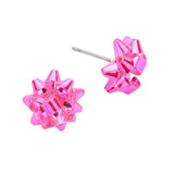 Christmas Gift Bow Stud Earrings
