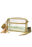 Clear PU Cross Body Camera Bag