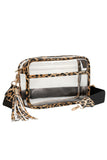 Clear PU Cross Body Camera Bag