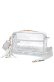 Clear PU Cross Body Camera Bag
