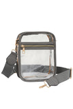 Clear PU Cross Body Mini Bag