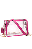 Women's Clear Rectangle Stadium Concert Crossbody Bag