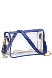Women's Clear Rectangle Stadium Concert Crossbody Bag