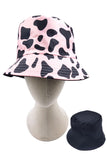 Cow Print Reversible Bucket Hat