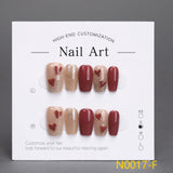 White Nail Wear Nail Art Reusable Press on Nails False Nails