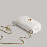 Small square crossbody purse, chain shoulder bag, fashionable snake pattern crossbody small square bag