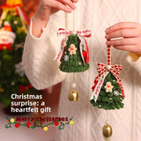 Christmas gift pendant car hanging twist stick Christmas tree handmade DIY material package homemade creative jewelry decoration