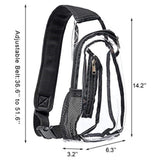 Premium PVC Transparent Chest Bag – Waterproof Fanny Pack Crossbody & Belt Bag for Stadiums and Concerts