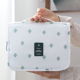 Travel Waterproof Makeup Portable Wash Bag, Large Capacity Makeup Bag Hook Bag, Toiletry Bag for travel
