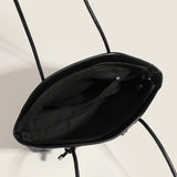 Hobo bag for women, black shoulder bag, women's summer fashion shoulder bag, premium texture design casual commuter shoulder bag