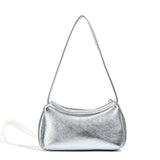 Silver small shoulder bag Design shoulder Bag, Bag Women's Summer Temperament Versatile Shoulder Bag  Hobo Handbag