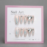 White Nail Wear Nail Art Reusable Press on Nails False Nails