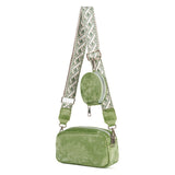 Shoulder crossbody bag, cute adjustable multifunctional small crossbody bag, wide shoulder strap crossbody bag 2 in 1