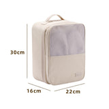 Shoe storage bag, anti-splashing thickened shoe box, travel storage shoe bag, can accommodate three pairs of shoe storage bag