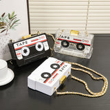 Tape Chain Clutch Purse, Clutch Purse, Clutch Purse Casual, Clutch Purse Party, Prom Bag
