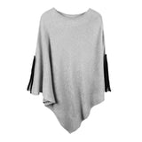 Fall Winter Sleeves Detailed Poncho