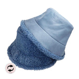Fashionable Winter Reversible Faux Fur Sherpa Bucket Hat
